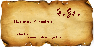 Harmos Zsombor névjegykártya